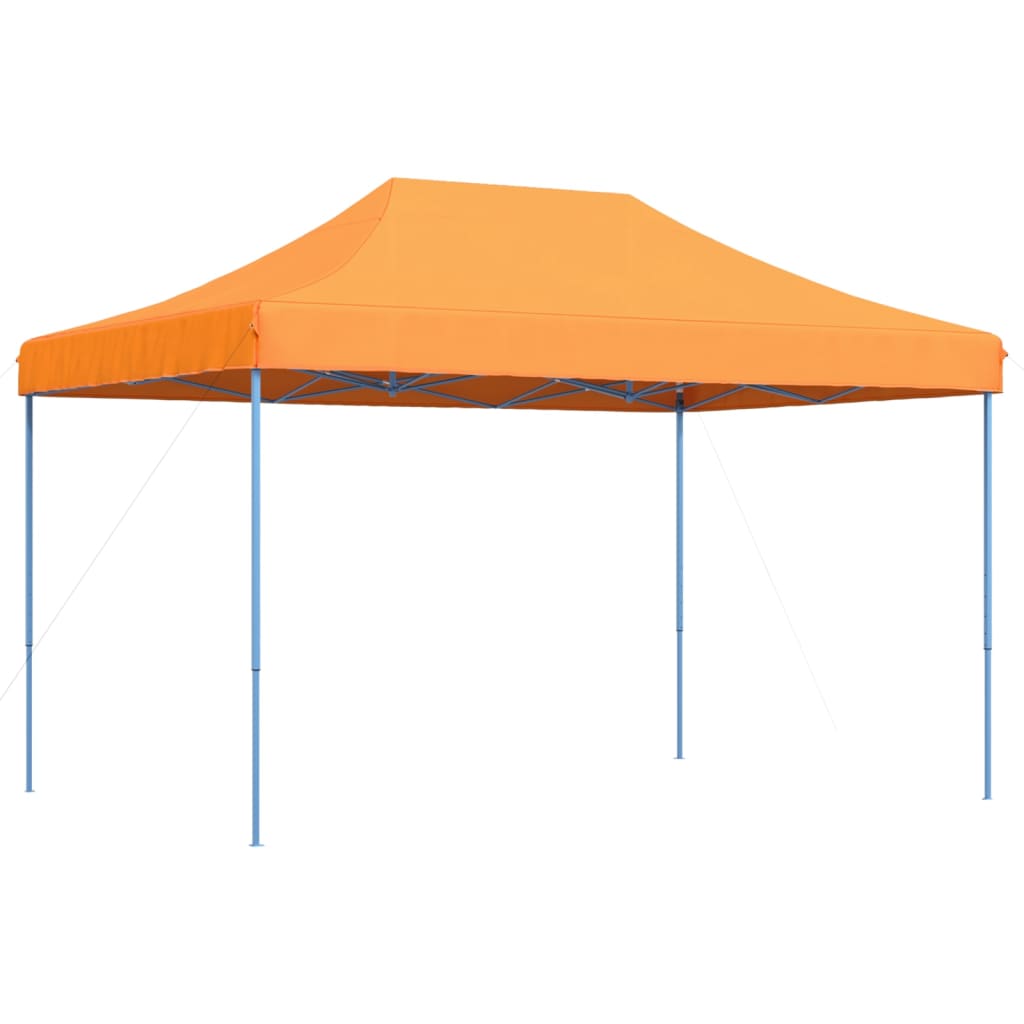 Tenda da Festa Pieghevole Pop-Up Arancione 410x279x315 cm | homemem39