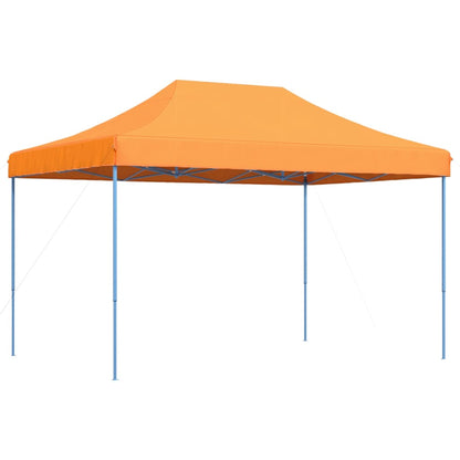 Tenda da Festa Pieghevole Pop-Up Arancione 410x279x315 cm | homemem39