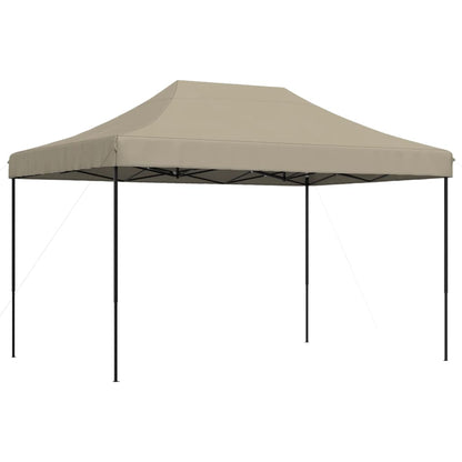Tenda da Festa Pieghevole Pop-Up Tortora 410x279x315 cm - homemem39