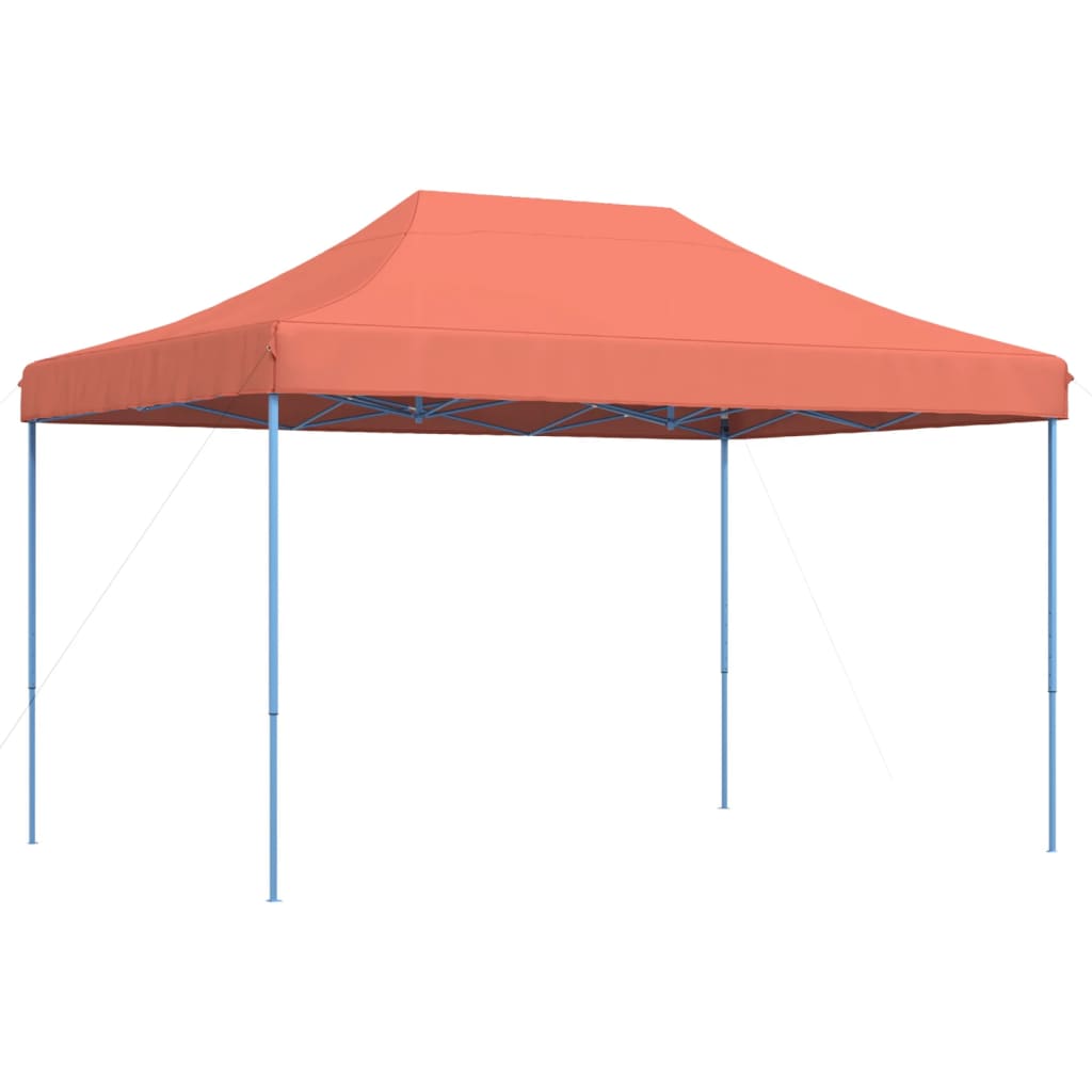 Tenda da Festa Pieghevole Pop-Up Terracotta 410x279x315 cm - homemem39