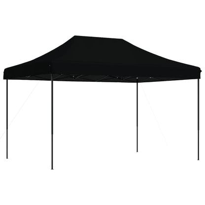 Tenda da Festa Pieghevole Pop-Up Nero 410x279x315 cm - homemem39