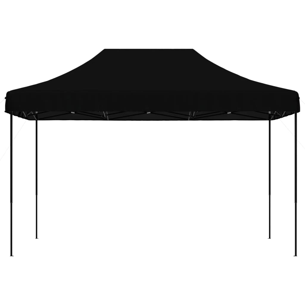 Tenda da Festa Pieghevole Pop-Up Nero 410x279x315 cm - homemem39