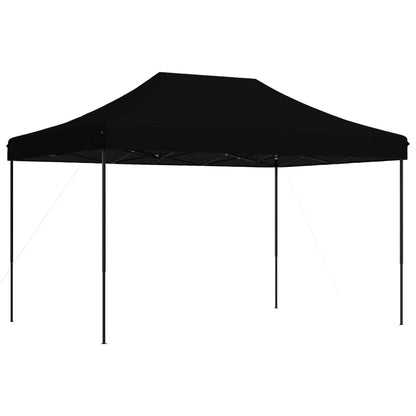 Tenda da Festa Pieghevole Pop-Up Nero 410x279x315 cm - homemem39