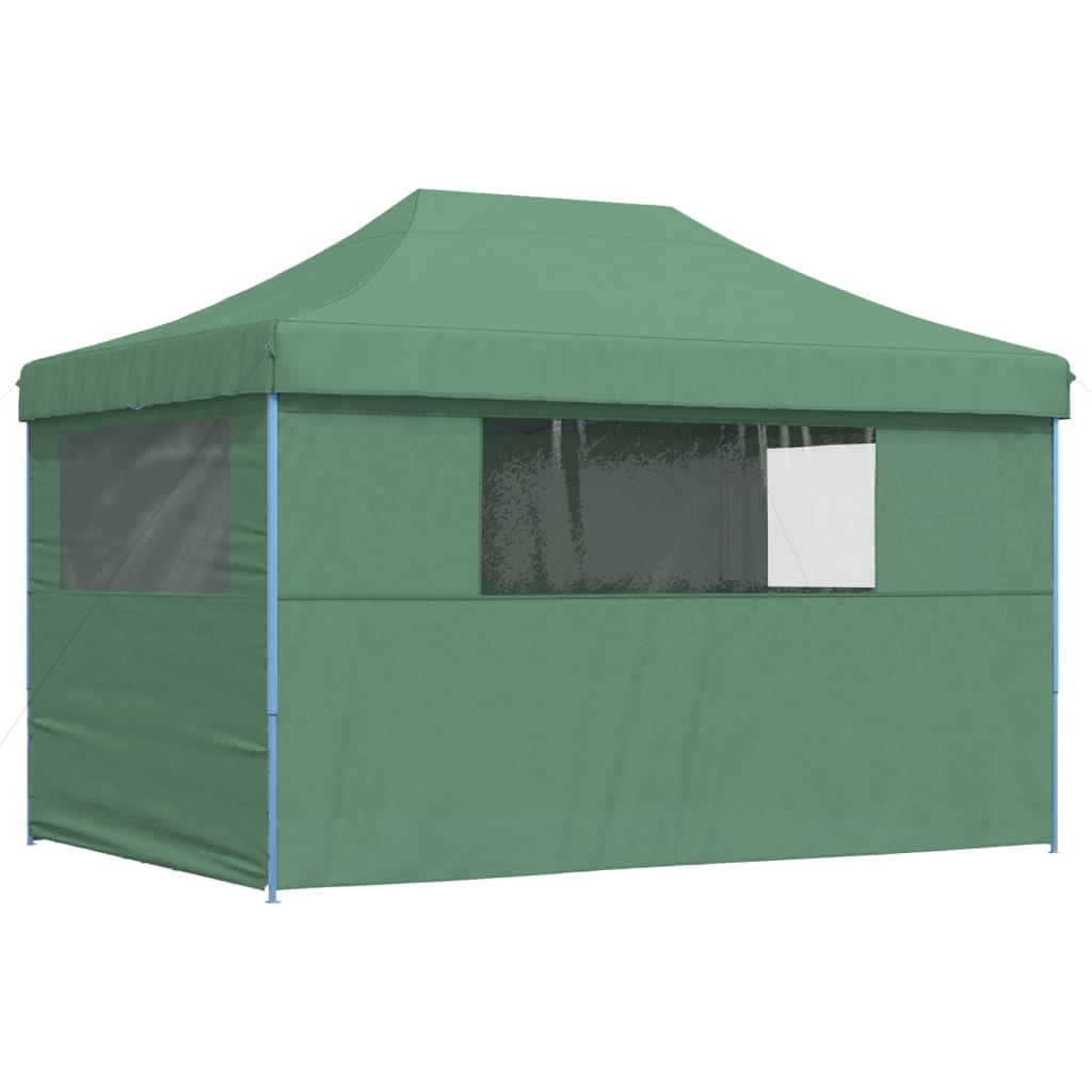 Tendone per Feste Pieghevole Pop-Up con 4 Pareti Verde | homemem39