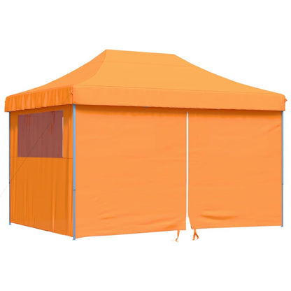 Tendone per Feste Pieghevole Pop-Up con 4 Pareti Arancione | homemem39