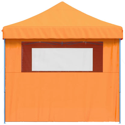 Tendone per Feste Pieghevole Pop-Up con 4 Pareti Arancione | homemem39