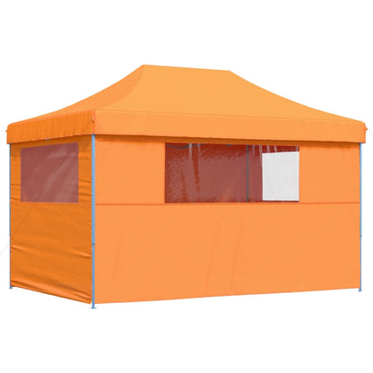 Tendone per Feste Pieghevole Pop-Up con 4 Pareti Arancione | homemem39