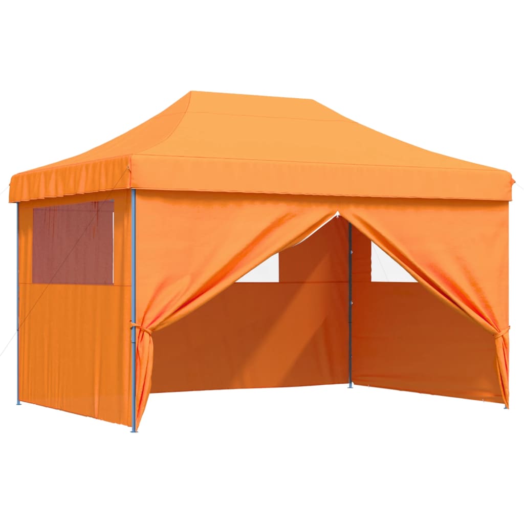 Tendone per Feste Pieghevole Pop-Up con 4 Pareti Arancione | homemem39