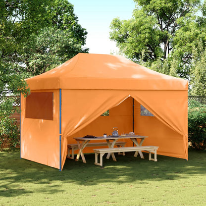 Tendone per Feste Pieghevole Pop-Up con 4 Pareti Arancione | homemem39