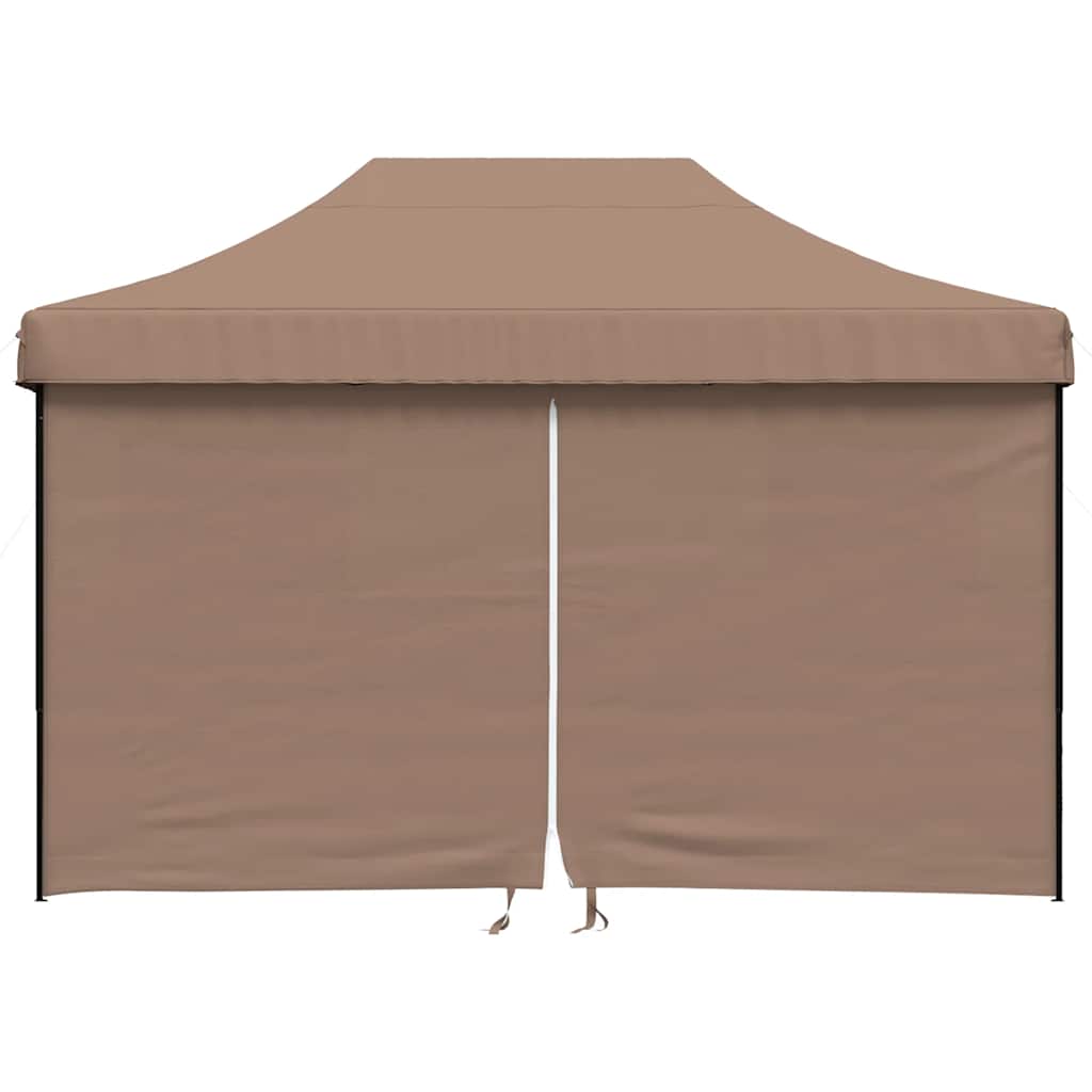 Tendone per Feste Pieghevole Pop-Up con 4 Pareti Marrone | homemem39