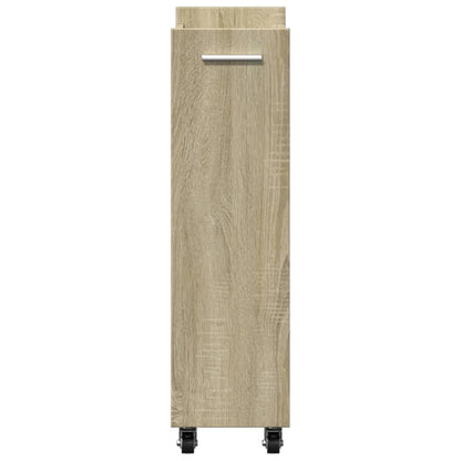 Mobile con Ruote Rovere Sonoma 60x22x79 cm in Legno Multistrato | homemem39
