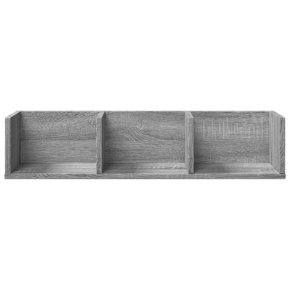 Mobili Parete 2 pz Grigio Sonoma 75x18x16,5 cm in Multistrato | homemem39