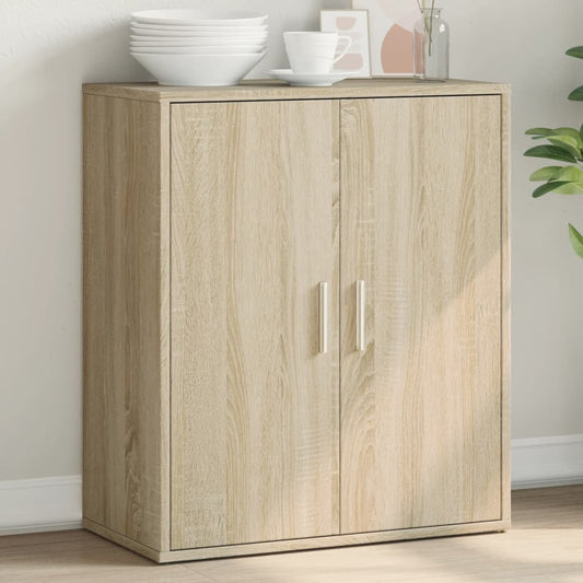 Credenza Rovere Sonoma 60x31x70 cm in Legno Multistrato