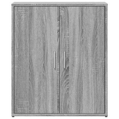 Credenza Grigio Sonoma 60x31x70cm in Legno Multistrato - homemem39