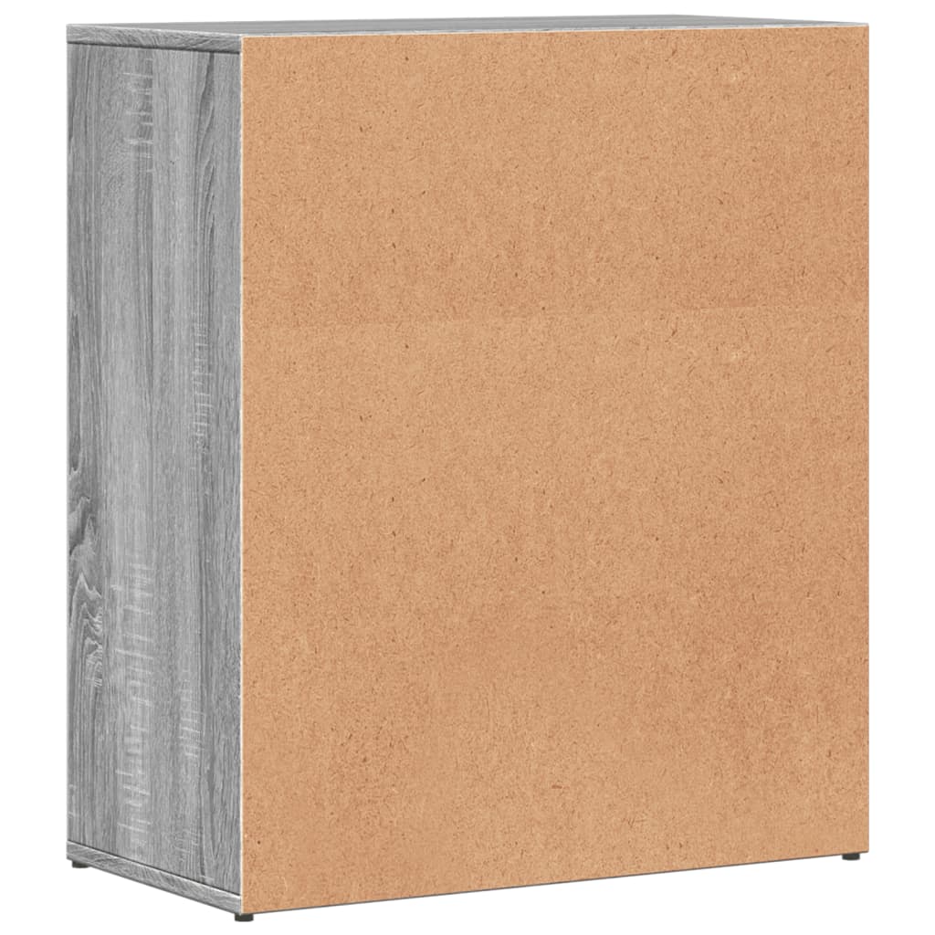 Credenza Grigio Sonoma 60x31x70cm in Legno Multistrato - homemem39