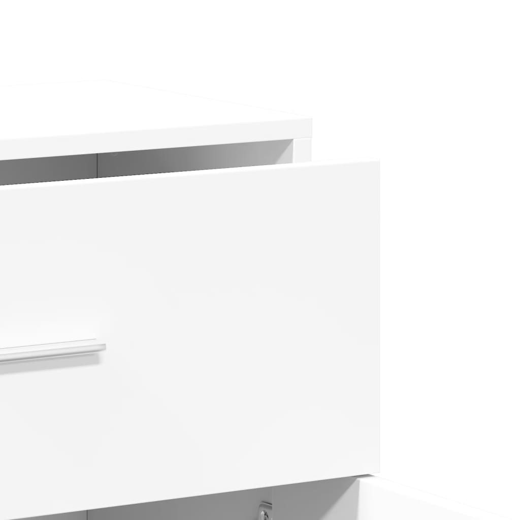 Credenza Bianco 60x31x70 cm in Legno Multistrato - homemem39