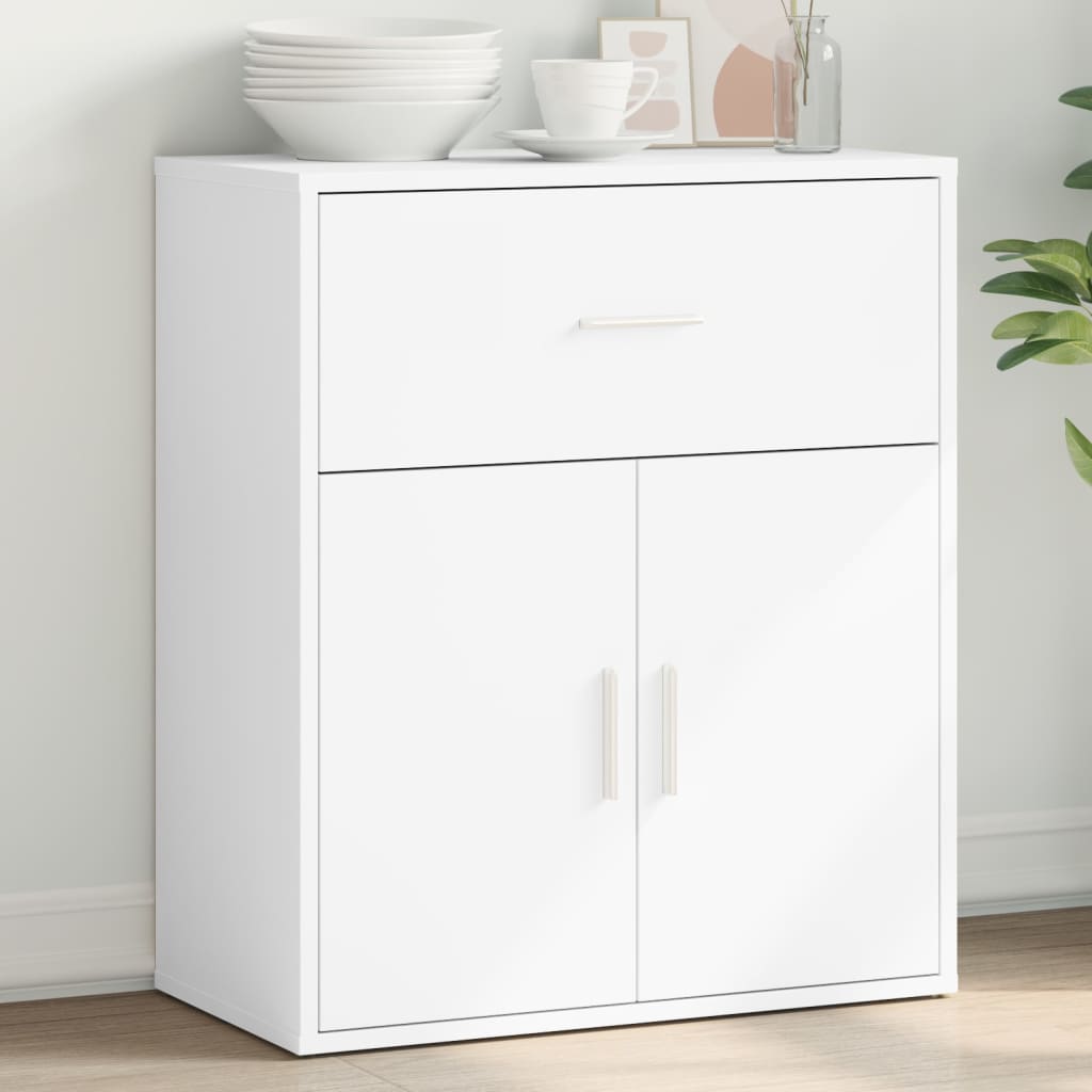 Credenza Bianco 60x31x70 cm in Legno Multistrato - homemem39