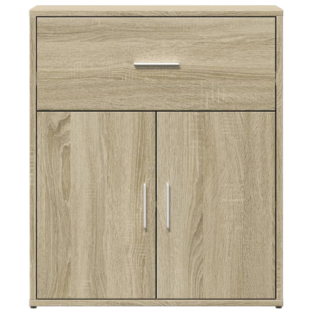 Credenza Rovere Sonoma 60x31x70 cm in Legno Multistrato - homemem39
