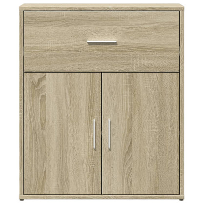 Credenza Rovere Sonoma 60x31x70 cm in Legno Multistrato - homemem39