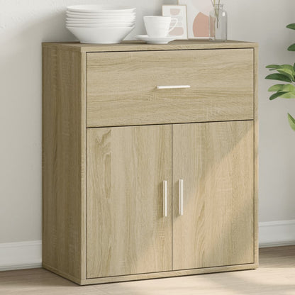 Credenza Rovere Sonoma 60x31x70 cm in Legno Multistrato - homemem39