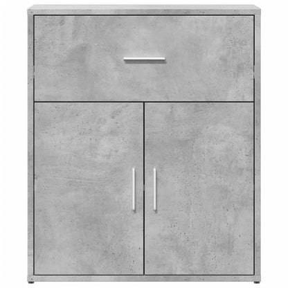 Credenza Grigio Cemento 60x31x70 cm in Legno Multistrato - homemem39