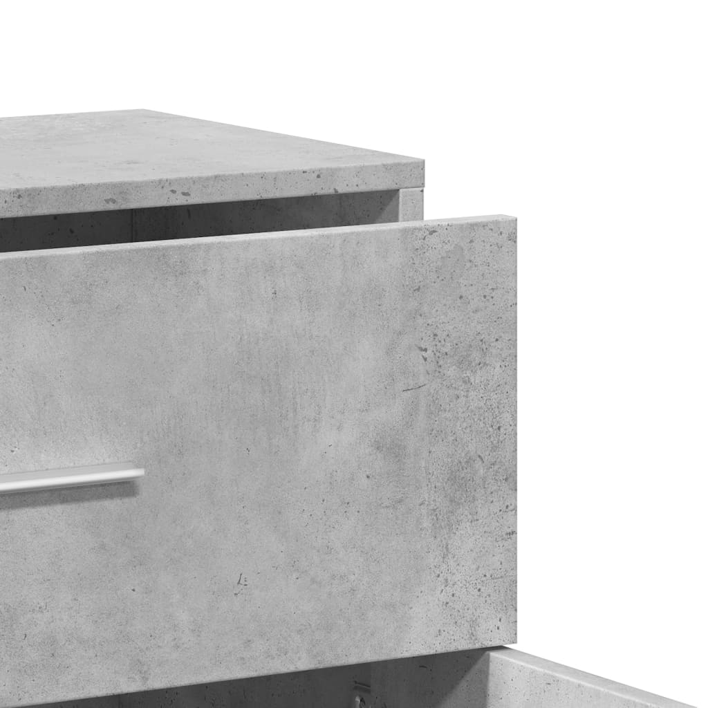 Credenza Grigio Cemento 60x31x70 cm in Legno Multistrato | homemem39