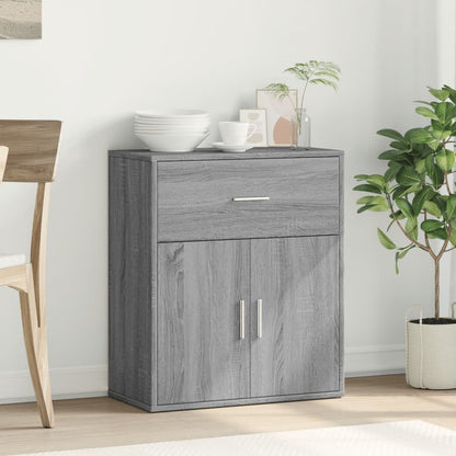 Credenza Grigio Sonoma 60x31x70cm in Legno Multistrato - homemem39