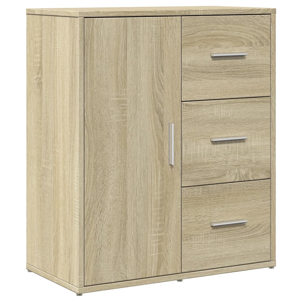 Credenza Rovere Sonoma 60x31x70 cm in Legno Multistrato - homemem39