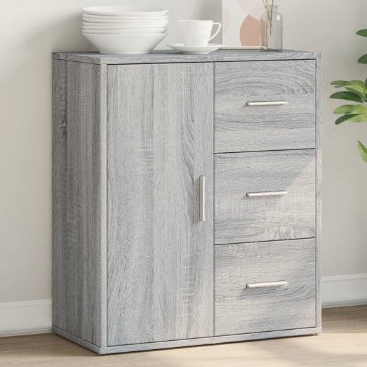 Credenza Grigio Sonoma 60x31x70cm in Legno Multistrato - homemem39