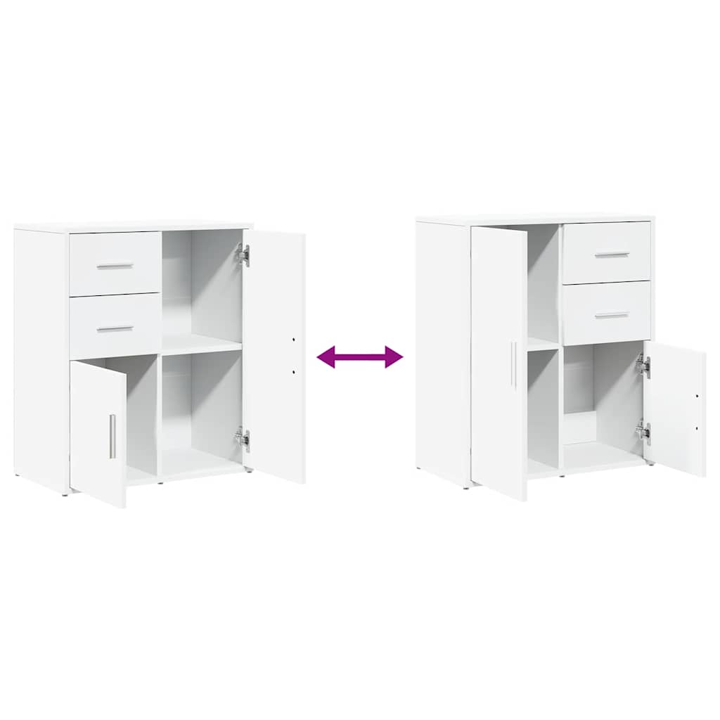 Credenza Bianco 60x31x70 cm in Legno Multistrato - homemem39