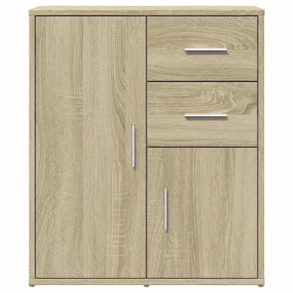 Credenza Rovere Sonoma 60x31x70 cm in Legno Multistrato - homemem39