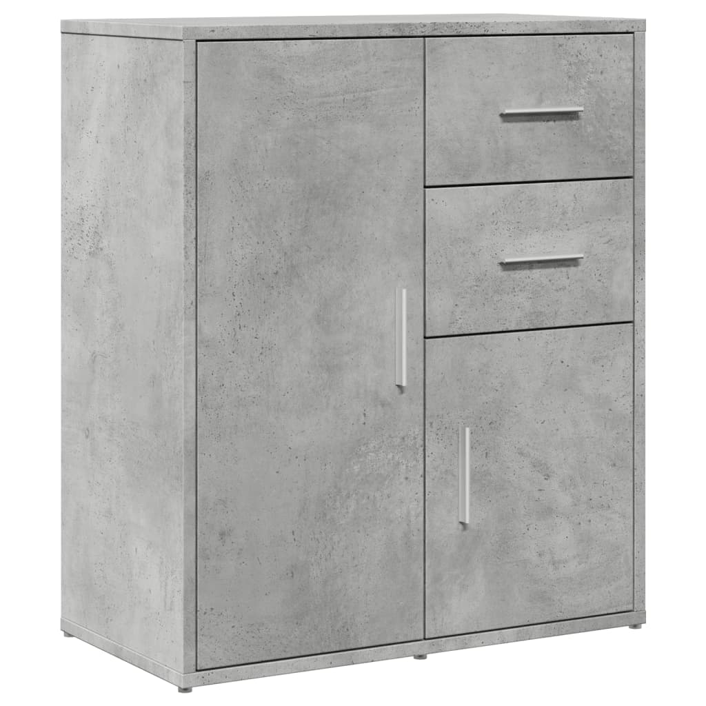 Credenza Grigio Cemento 60x31x70 cm in Legno Multistrato - homemem39