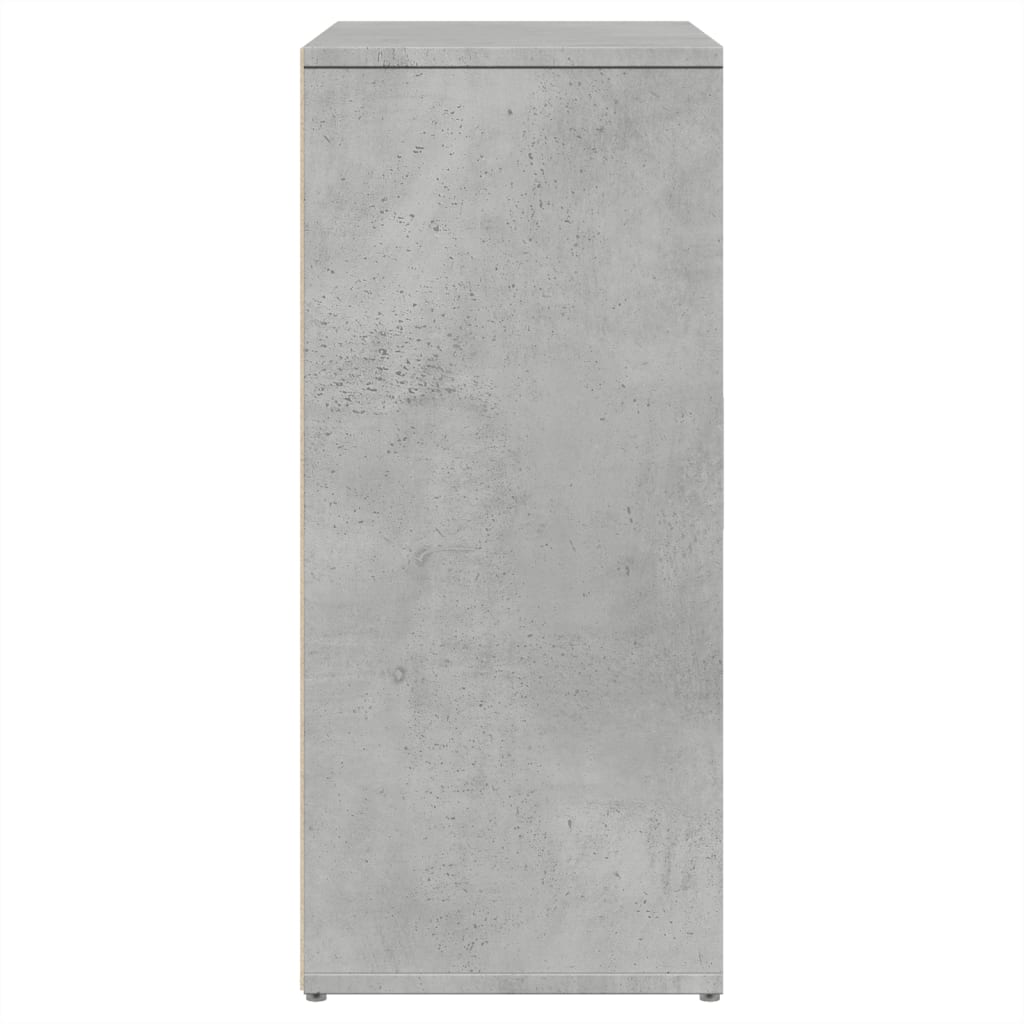 Credenza Grigio Cemento 60x31x70 cm in Legno Multistrato - homemem39