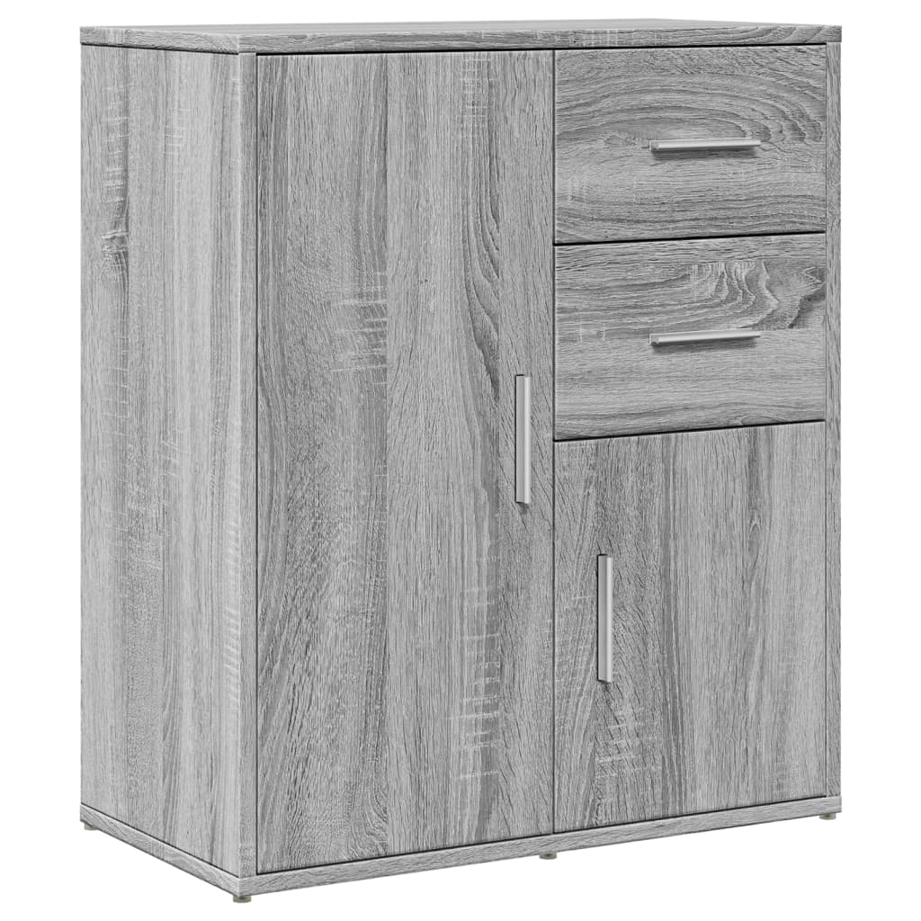Credenza Grigio Sonoma 60x31x70cm in Legno Multistrato - homemem39