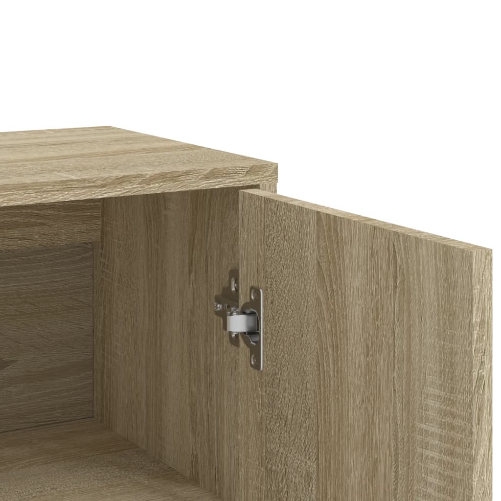 Credenza Rovere Sonoma 60x31x84 cm in Legno Multistrato - homemem39