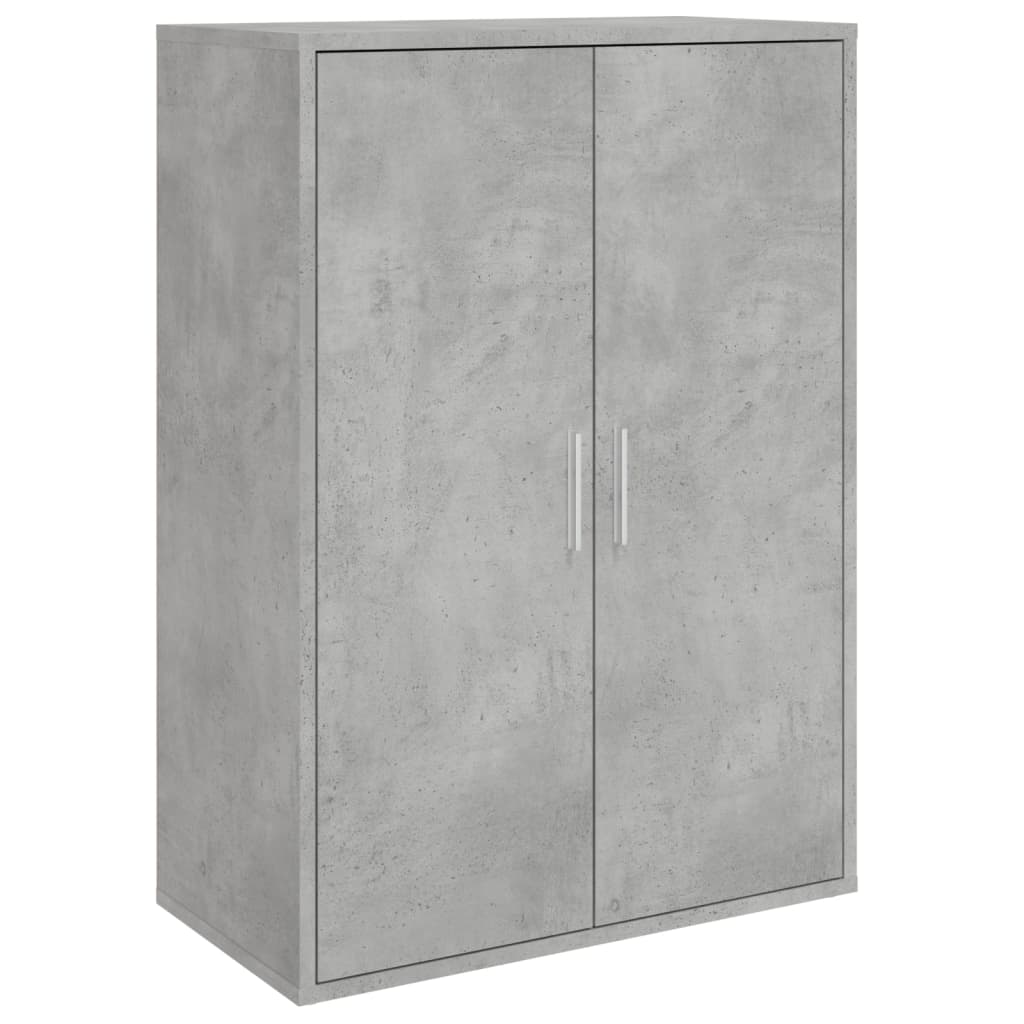 Credenza Grigio Cemento 60x31x84 cm in Legno Multistrato - homemem39