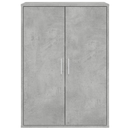 Credenza Grigio Cemento 60x31x84 cm in Legno Multistrato - homemem39
