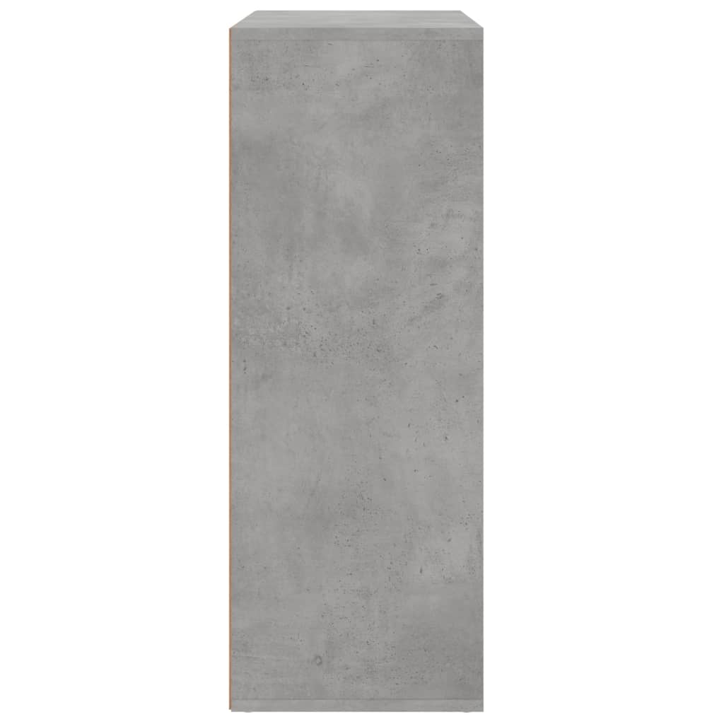 Credenza Grigio Cemento 60x31x84 cm in Legno Multistrato - homemem39
