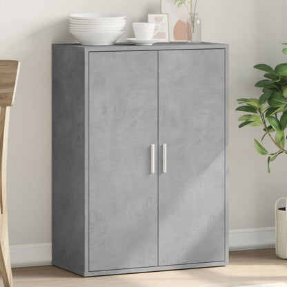 Credenza Grigio Cemento 60x31x84 cm in Legno Multistrato - homemem39