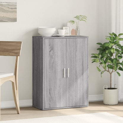 Credenza Grigio Sonoma 60x31x84 cm in Legno Multistrato - homemem39