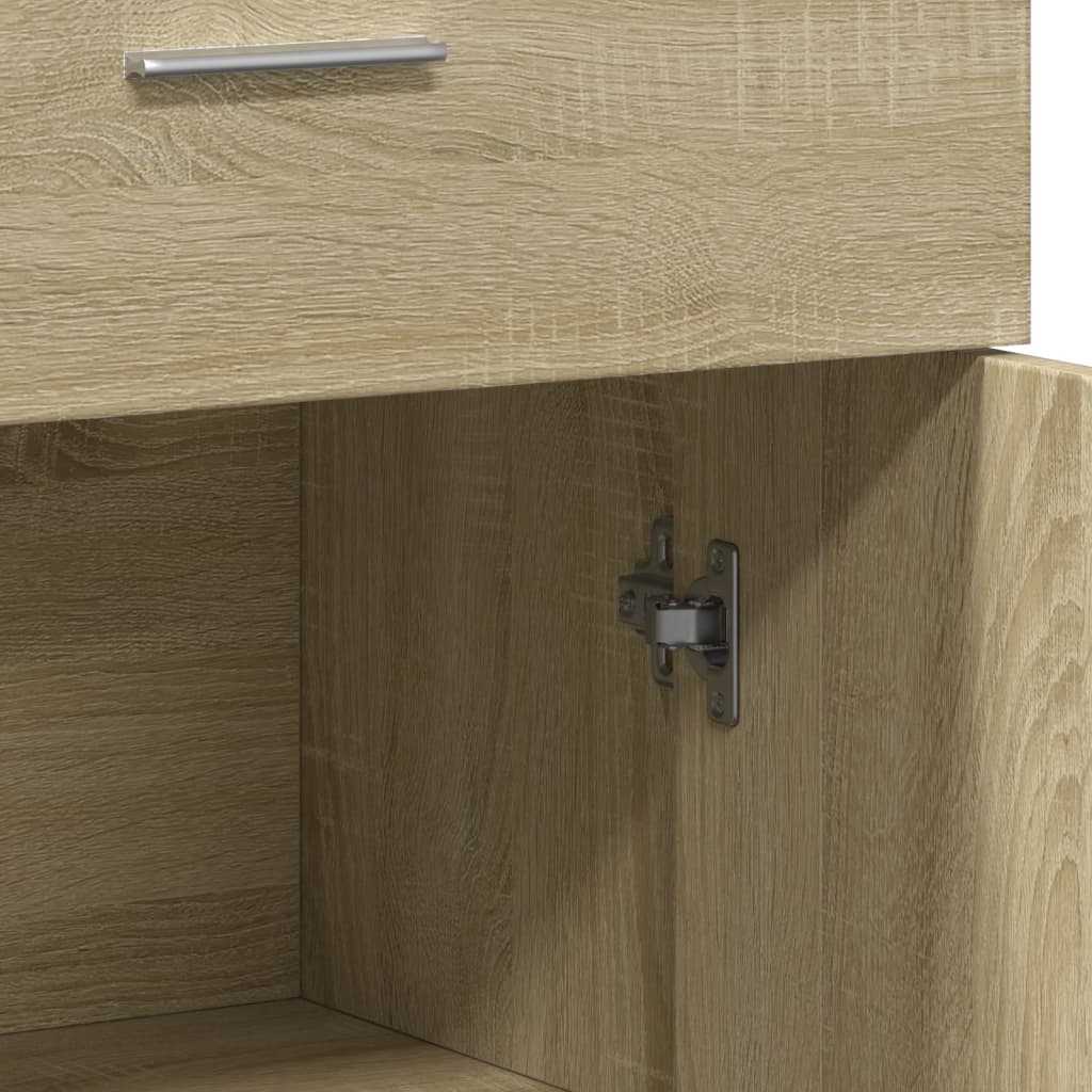 Credenza Rovere Sonoma 60x30x84 cm in Legno Multistrato - homemem39