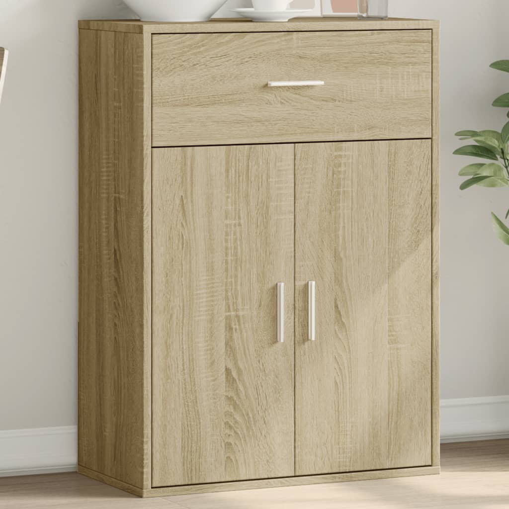 Credenza Rovere Sonoma 60x30x84 cm in Legno Multistrato - homemem39
