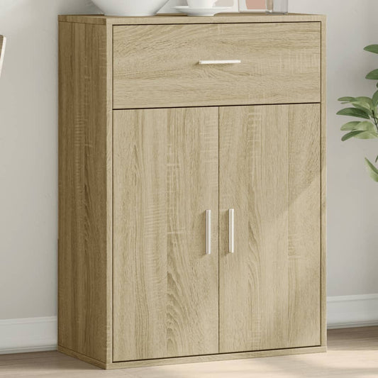 Credenza Rovere Sonoma 60x30x84 cm in Legno Multistrato - homemem39