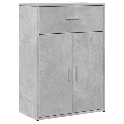 Credenza Grigio Cemento 60x30x84 cm in Legno Multistrato - homemem39