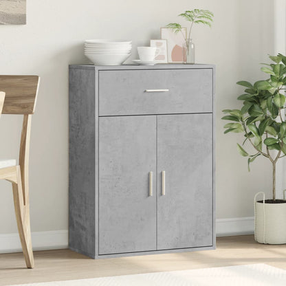 Credenza Grigio Cemento 60x30x84 cm in Legno Multistrato - homemem39