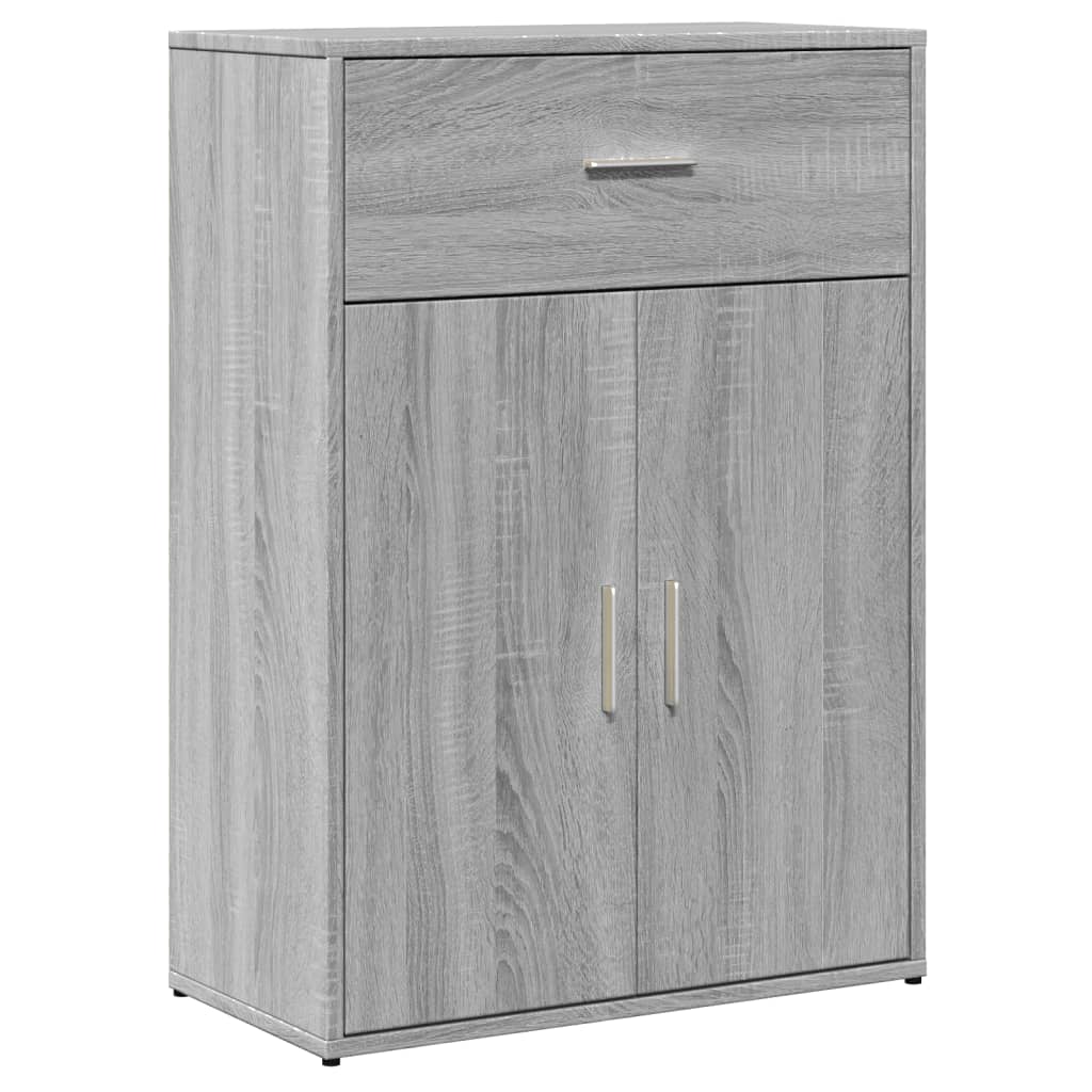 Credenza Grigio Sonoma 60x30x84 cm in Legno Multistrato - homemem39