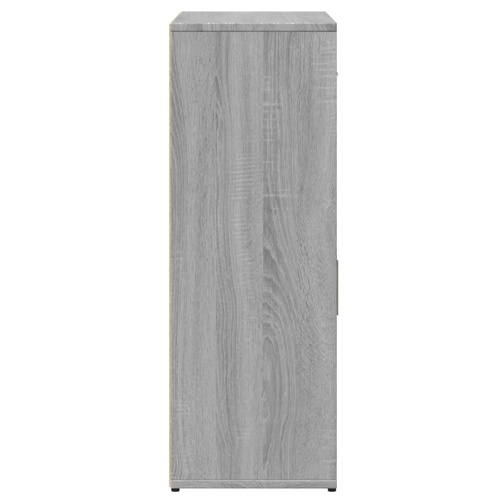Credenza Grigio Sonoma 60x30x84 cm in Legno Multistrato - homemem39