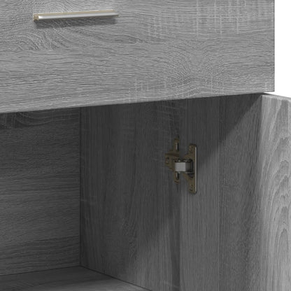 Credenza Grigio Sonoma 60x30x84 cm in Legno Multistrato - homemem39