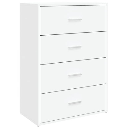 Credenza Bianca 60x31x84 cm in Legno Multistrato - homemem39