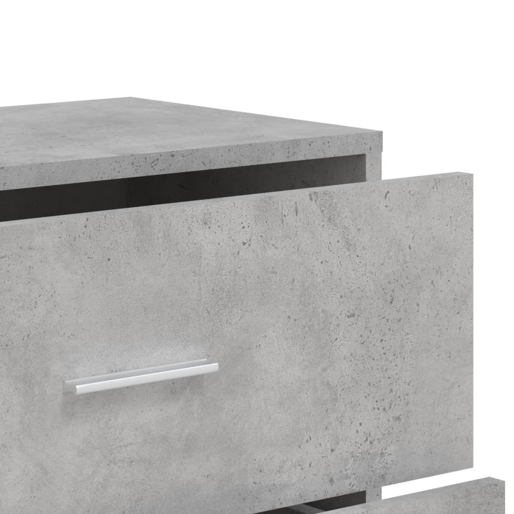 Credenza Grigio Cemento 60x31x84 cm in Legno Multistrato - homemem39